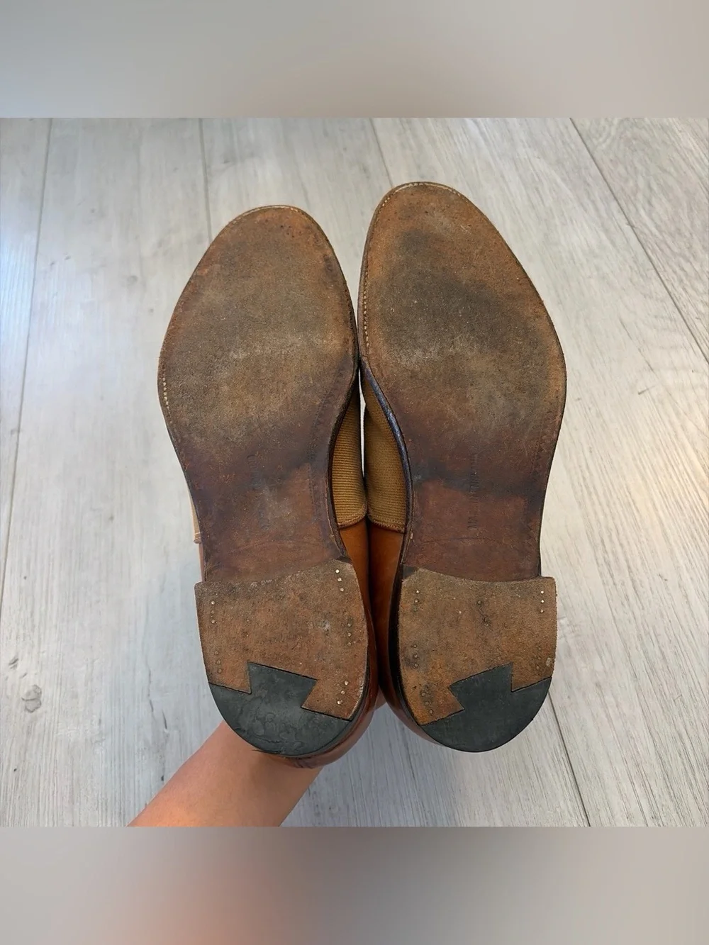 Vintage Paul Stuart Made in England brown leather Oxford